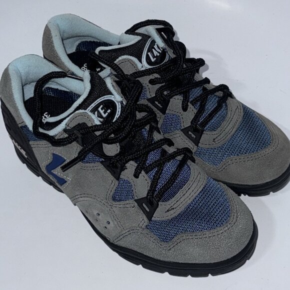 LAKE MX 100 CYCLING MOUNTAIN SHOES WOMEN'S GREY BLUE US SIZE 6 NEW (EU 38) - Picture 1 of 11